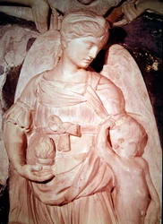Charité, du monument funéraire du cardinal Forteguerri (marbre) (détail)
