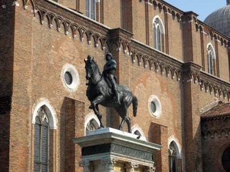 Statue équestre du Condottiere Colleoni par Andrea del Verrocchio