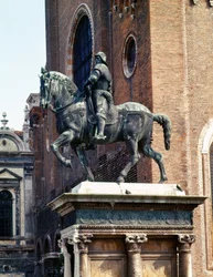 Statue équestre du condottiere Colleoni par Andrea del Verrocchio