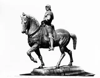 Statue équestre du condottiere Bartolomeo Colleoni (1400-75)