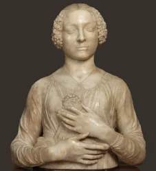Dame avec un bouquet, vers 1475
