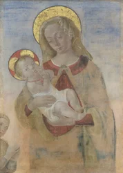 Madone avec enfant et prière, c.1470-80
