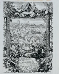 La victoire du prince Eugène François de Savoie en Belgique