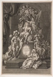Composition allégorique avec Christian Gyldenløve
