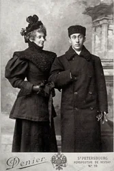 Zinaida Gippius, poète russe, avec l