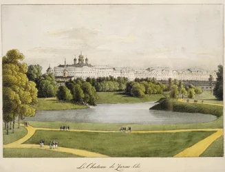 Le palais Catherine à Tsarskoïe Selo, 1821-1822