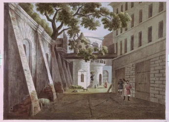 La cour de la maison de Pavel Gagarin