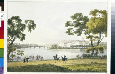 Vue du palais sur l