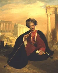 Portrait de George Cumming en costume turc