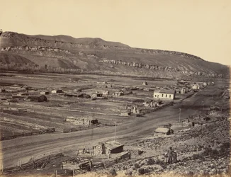 Plate 36. Coalville, Weber Valley,1869 (photo)