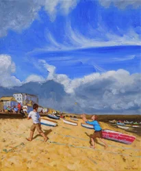 Attraper la balle, St Ives, 2016