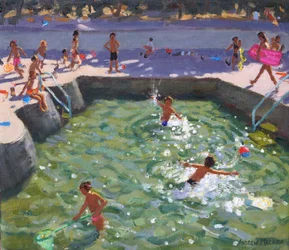 Piscine pour enfants, Vrsar, Croatie
