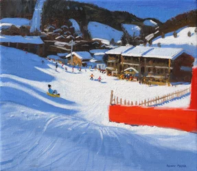 Ski à La Clusaz, France