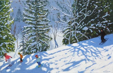 Ski de Courchevel à La Tania