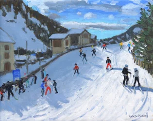 Skiant vers Selva Val Gardena, 2016