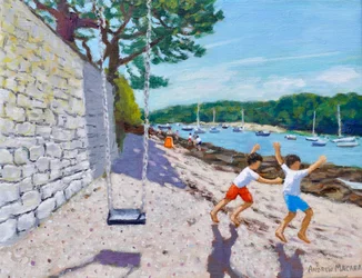 La balançoire, Jersey, 2025 (huile sur toile)