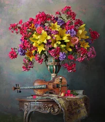 Une mélodie florale éclatante