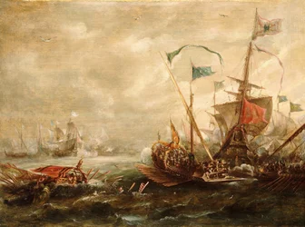 Engagement espagnol avec des pirates barbaresques, début à milieu du 17e siècle