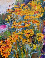 Jardin fleuri d