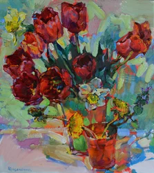 Des tulipes d