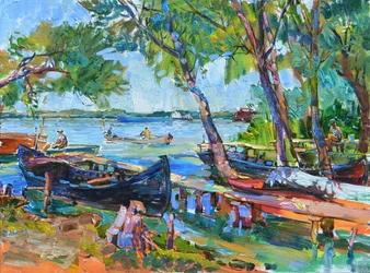 Des bateaux pleins de vie au bord de l