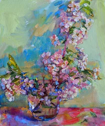 Fleurs printanières éclatantes