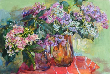 Fleurs printanières éclatantes