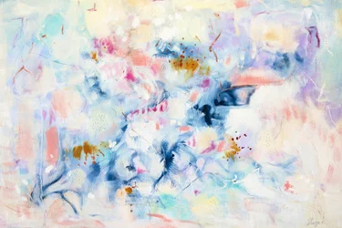 Pastel fluide - Abstrait