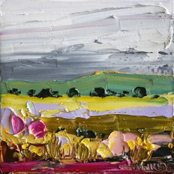 Des champs champêtres aux couleurs éclatantes