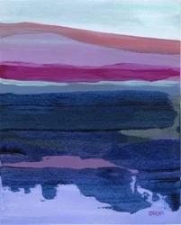 Paysage serein (abstrait)