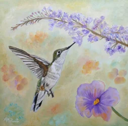 Une gorgée de nectar pour colibris