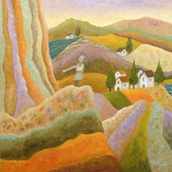 Figurine « Collines toscanes »