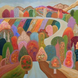 Un paysage imaginaire éclatant