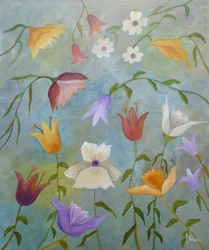 Fleurs fantaisistes du jardin