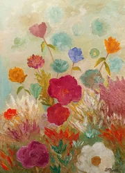 Fleurs fantaisistes du jardin
