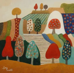 Paysage forestier fantaisiste