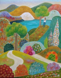 Le chemin sinueux menant au lac