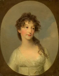 Possiblement Franciska Krasinska, Duchesse de Courlande, vers 1790
