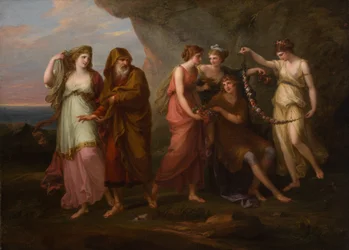 Télémaque et les nymphes de Calypso, 1782