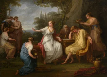 Le chagrin de Télémaque, 1783.