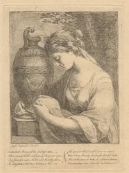 Une femme pleurant près d