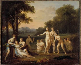 Diane découvrant la grossesse de Callisto. Peinture d