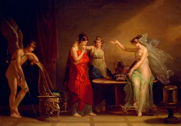Légende de Cupidon et Psyché, par Angelica Kauffmann (1741-1807)