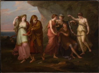 Télémaque et les nymphes de Calypso