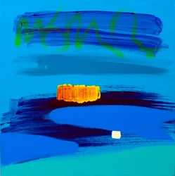 Orange et bleu nuit, 2017