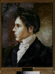 Portrait de Franco Alfano (huile sur toile)