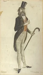 Caricature de Gerini