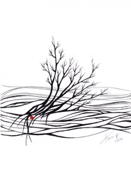 Arbre minimaliste Red Dot