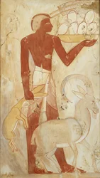 Copie de peinture murale, tombe privée 78 de Horemheb, Thèbes