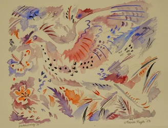 4 Chant du cygne, 2023 (aquarelle)